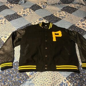 Pittsburgh Logo Varsity Jacket